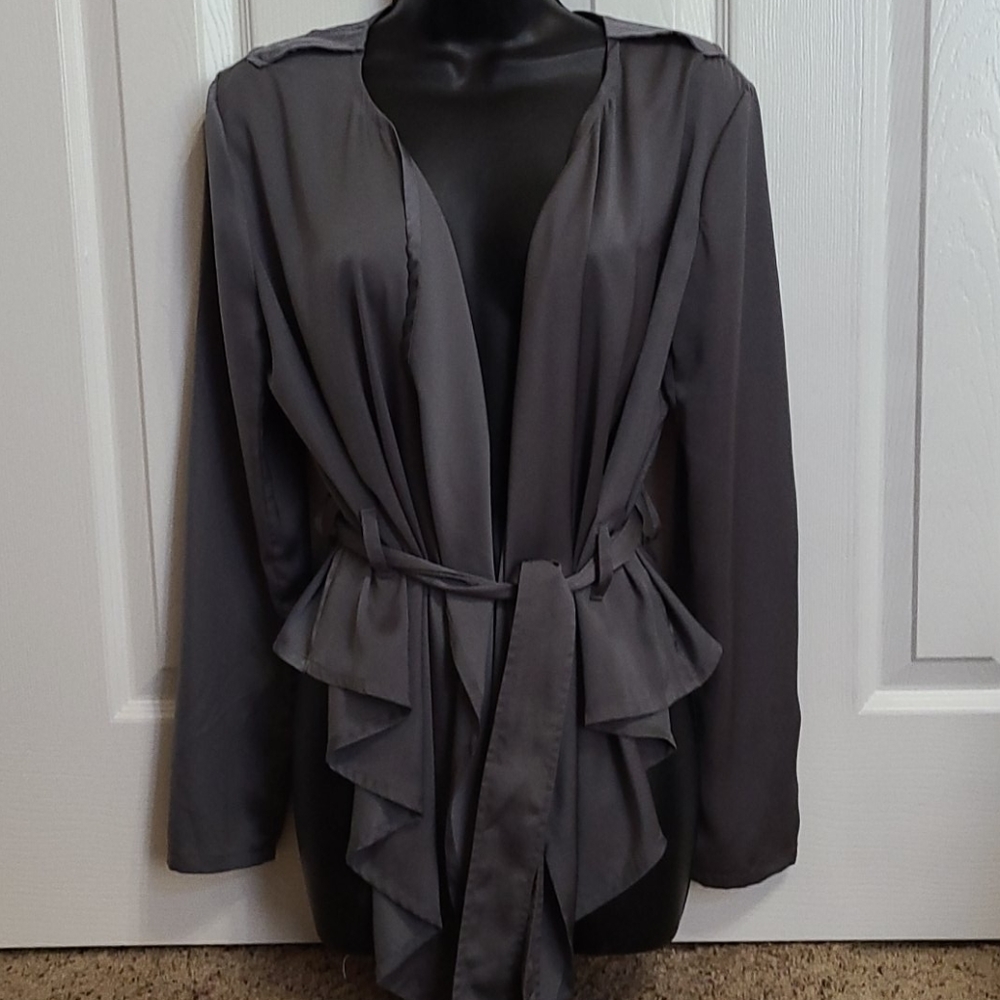 Silky Coverup/belted Cover up